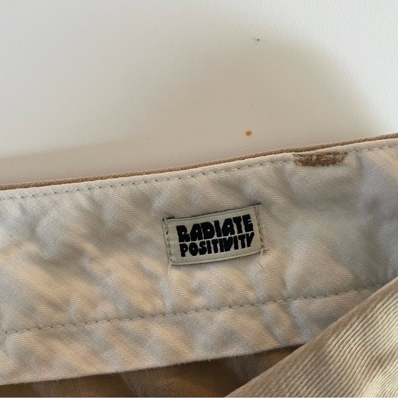 SCOTCH&SODA Amsterdam In Bloom Tan Pleated Wide Leg Trousers Pants 20784 - Picture 7 of 14